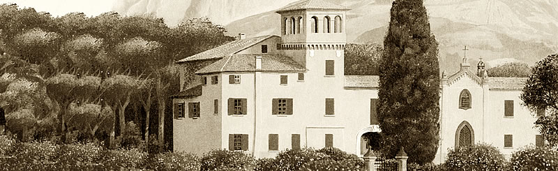 Vineyards and countryside in the Valmarecchia valley, home to Rimini Verucchio Golf Club.
